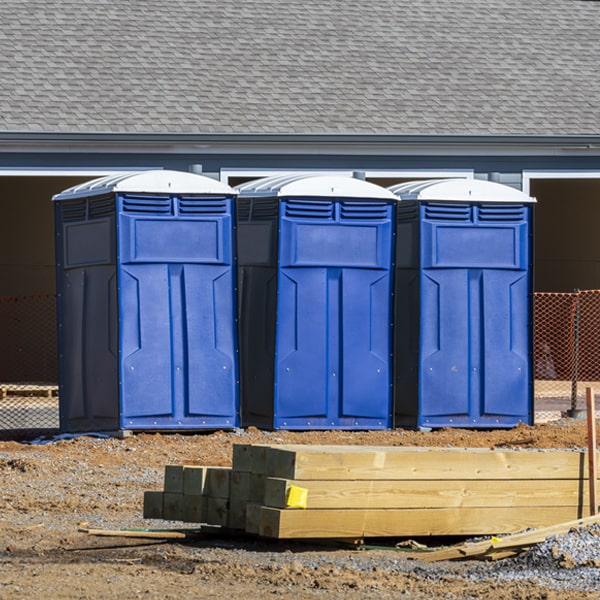 are there any restrictions on what items can be disposed of in the porta potties in Bellwood